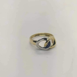 Anello in Oro bicolore